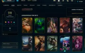 Conta janna vitoriosa, Rammus rei, kayle juiza e icones raro