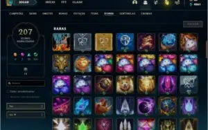 Conta prata FULL CHAMPS, 122 SKINS