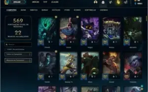 Conta prata FULL CHAMPS, 122 SKINS