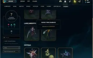 Conta prata FULL CHAMPS, 122 SKINS