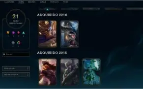 Conta Prata 2 com skins emissárias