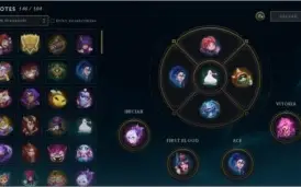 Conta LoL Platina +400 skins // 4 ultimate // 6 míticas