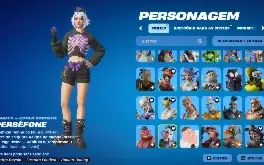 Conta Fortnite com Wildcat e outras skins de clube
