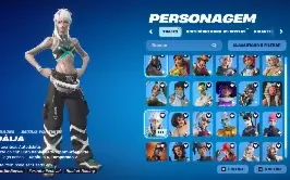 Conta Fortnite com Wildcat e outras skins de clube