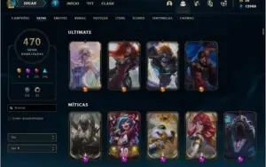 conta lol gold 469 skins