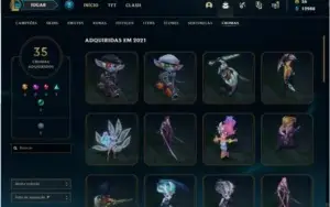conta lol gold 469 skins