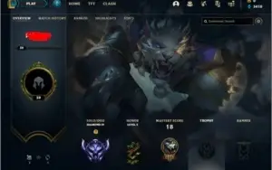 CONTA LOL D4 65%