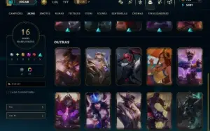 Esmeralda 1 com 85 Champs e 16 Skins
