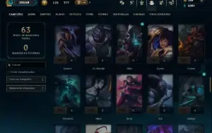 Esmeralda 1 com 85 Champs e 16 Skins