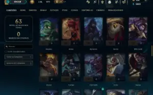 Esmeralda 1 com 85 Champs e 16 Skins