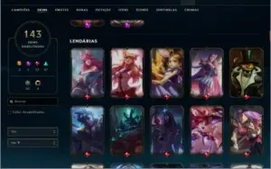 CONTA LOL TOP LV 405 MAIN SUP/MUITA SKIN