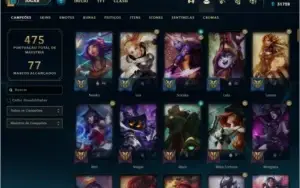 CONTA LOL TOP LV 405 MAIN SUP/MUITA SKIN