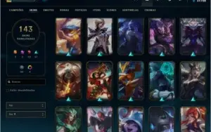 CONTA LOL TOP LV 405 MAIN SUP/MUITA SKIN
