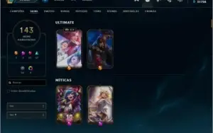 CONTA LOL TOP LV 405 MAIN SUP/MUITA SKIN