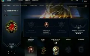 Conta level30 + skin para smurf