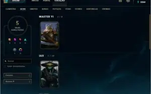 Conta level30 + skin para smurf
