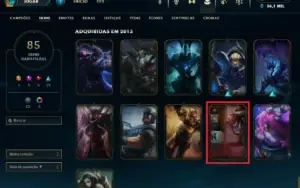 Conta Com 85 Skins - 165 Campeões - Nível 167 - Riot Singed