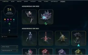 Conta LOL - Todos Champions, 204 skins e muito mais