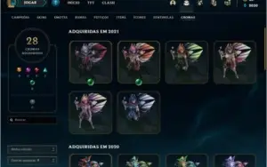 CONTA LOL/VALORANT COM MUITAS SKINS