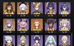 GENSHIN IMPACT - AR60, 33T5,Navia C1, Zhongli C1, Ayaka +Bis