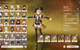 GENSHIN IMPACT - AR60, 33T5,Navia C1, Zhongli C1, Ayaka +Bis