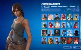 Conta Fortnite | 94 Skins | Lara Croft | Entrega automática!