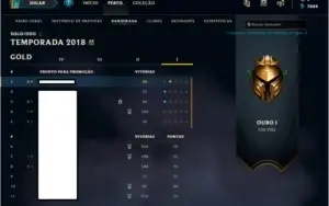 CONTA LOL MD5 P/ PLATINA - COM 28 CHMPs e 4 SKINS ÉPICAS