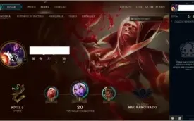 Conta league of legends 17 campeões 6 skins 9 Rune pages