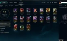 Conta league of legends 17 campeões 6 skins 9 Rune pages
