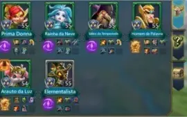 Conta de Lords Mobile Castelo 19 com 25k em gemas