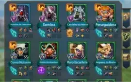Conta de Lords Mobile Castelo 19 com 25k em gemas