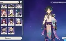 Conta com xiao + albedo e outros personagens 5*