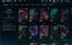 Platina 3 com 65 Champs e 37 Skins
