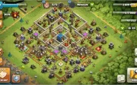 Conta Clash of clans  recém cv12  com 16mil gemas