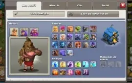 Conta Clash of clans  recém cv12  com 16mil gemas