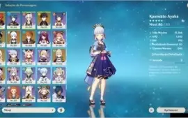 CONTA GENSHIN IMPACT AR3 | AYAKA - ZHONGLI | COM PSN INCLUSA