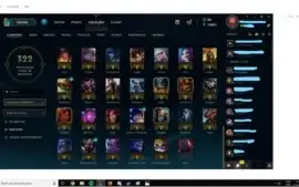 Conta gold com 83 champions e 27 skins