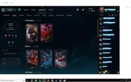 Conta gold com 83 champions e 27 skins