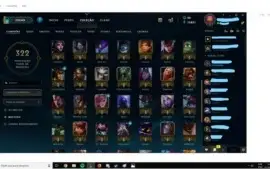 Conta gold com 83 champions e 27 skins