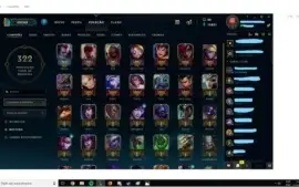 Conta gold com 83 champions e 27 skins