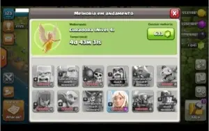conta clash of clans cv 10 top e barato !!!