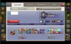 conta clash of clans cv 10 top e barato !!!