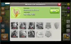 conta clash of clans cv 10 top e barato !!!