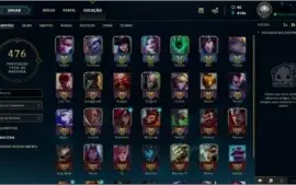 V>Conta de League of Legends com mais de 300 Skins
