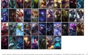 Conta ouro 4 com 89 Champs e 75 Skins + 6 Vitoriosas