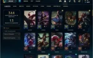Conta ouro 4 com 89 Champs e 75 Skins + 6 Vitoriosas
