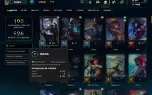 Bronze 4 com 130 Champs e 118 Skins