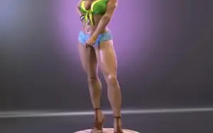 Laura Street Fighter V - STL 3D