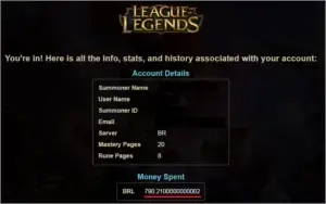 Conta no lol s7 Platina1, s6 Diamante - TODOS CAMPEÕES