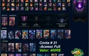 Contas Variadas de League